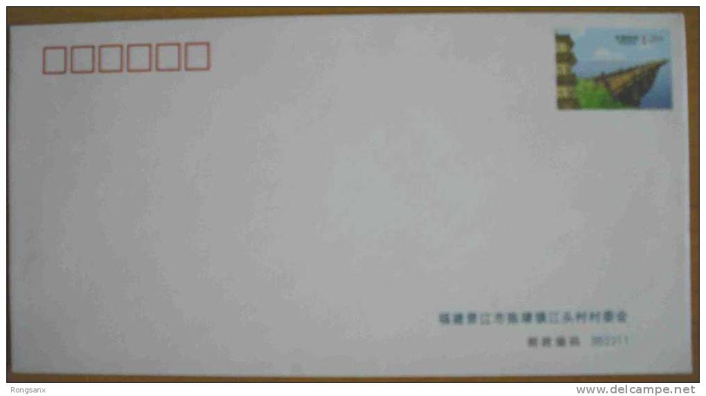 PF-54 CHINA ANPING BRIDGES P-COVER-120fen - Enveloppes