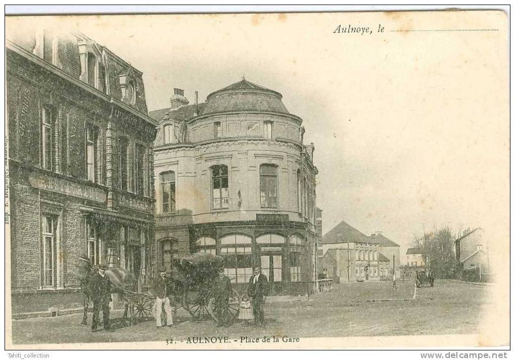 AULNOYE - Place De La Gare - Aulnoye