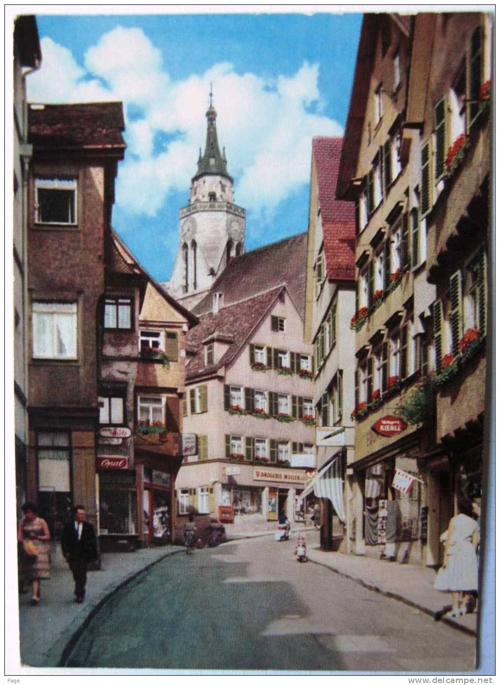 Tübingen,Neckargasse,1960 - Tuebingen