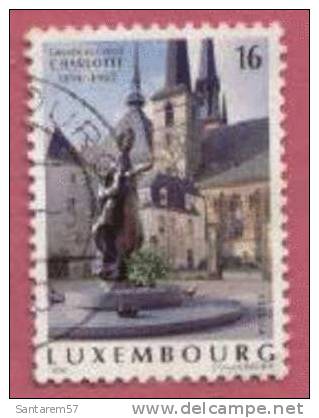 Timbre Oblitéré Used Stamp Grande Duchesse Charlotte LUXEMBOURG Postes 1996 16 - Altri & Non Classificati