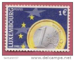 Timbre Neuf Stamp Euro LUXEMBOURG Postes 2001 1,00€ - Altri & Non Classificati