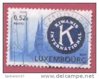 Timbre Oblitéré Used Stamp Kiwanis International LUXEMBOURG Postes 2001 0,52€ - Sonstige & Ohne Zuordnung