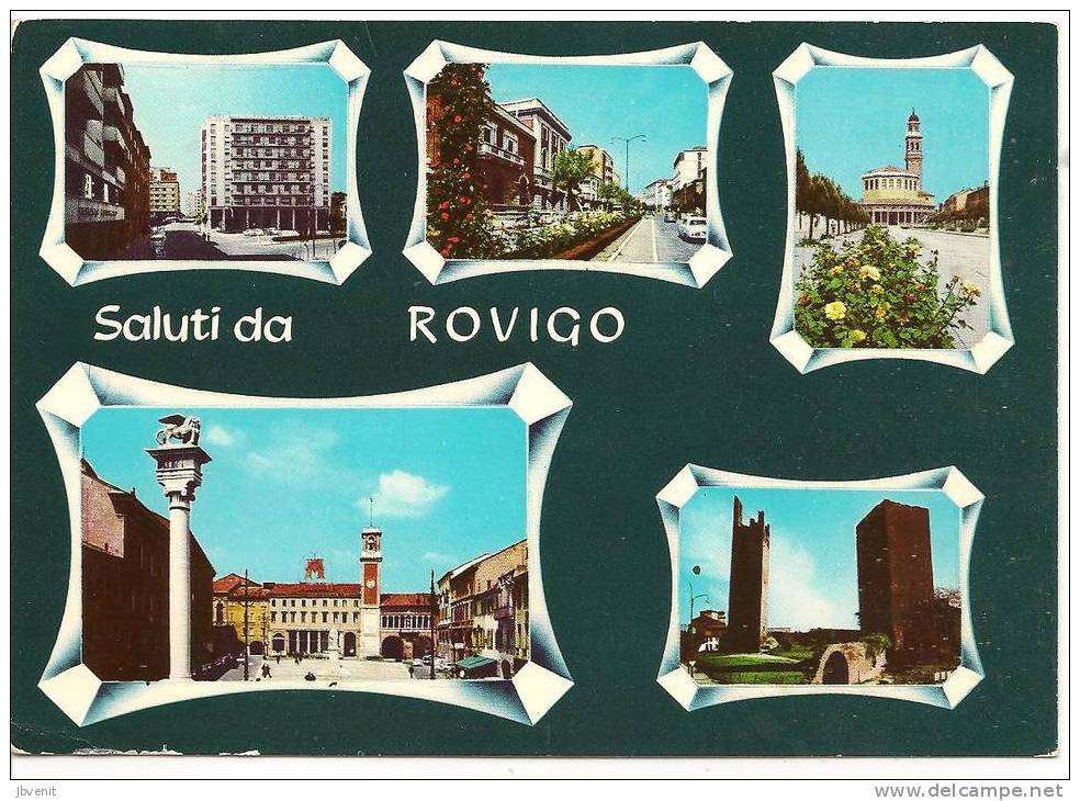 SALUTI DA ROVIGO - 5 Vedutine A Colori - Rovigo