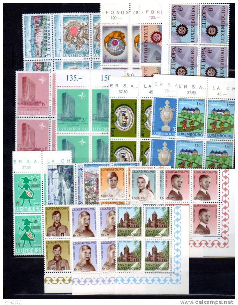 1967, Année Complète, N° 697 / 715 #4, Cote 27 €, ++ Parfait  Neuf Sans Charnière ++ - Años Completos