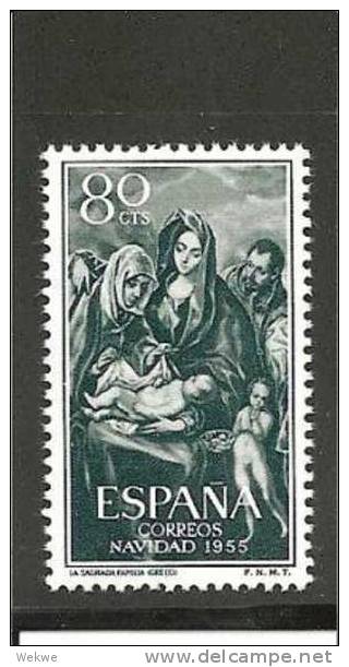 Spa Mi.Nr. 1069 - SPANIEN -/ Weihnachten 1955, Gemälde Von El Greco ** - Ungebraucht