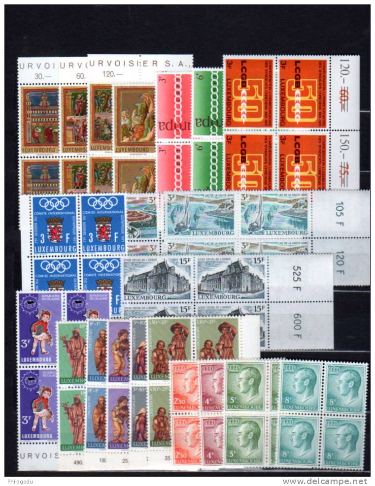 1971, Année Complète, N° 770 / 790**  Blocs De4, Cote 77 €,  Sans Charnière ++ - Années Complètes