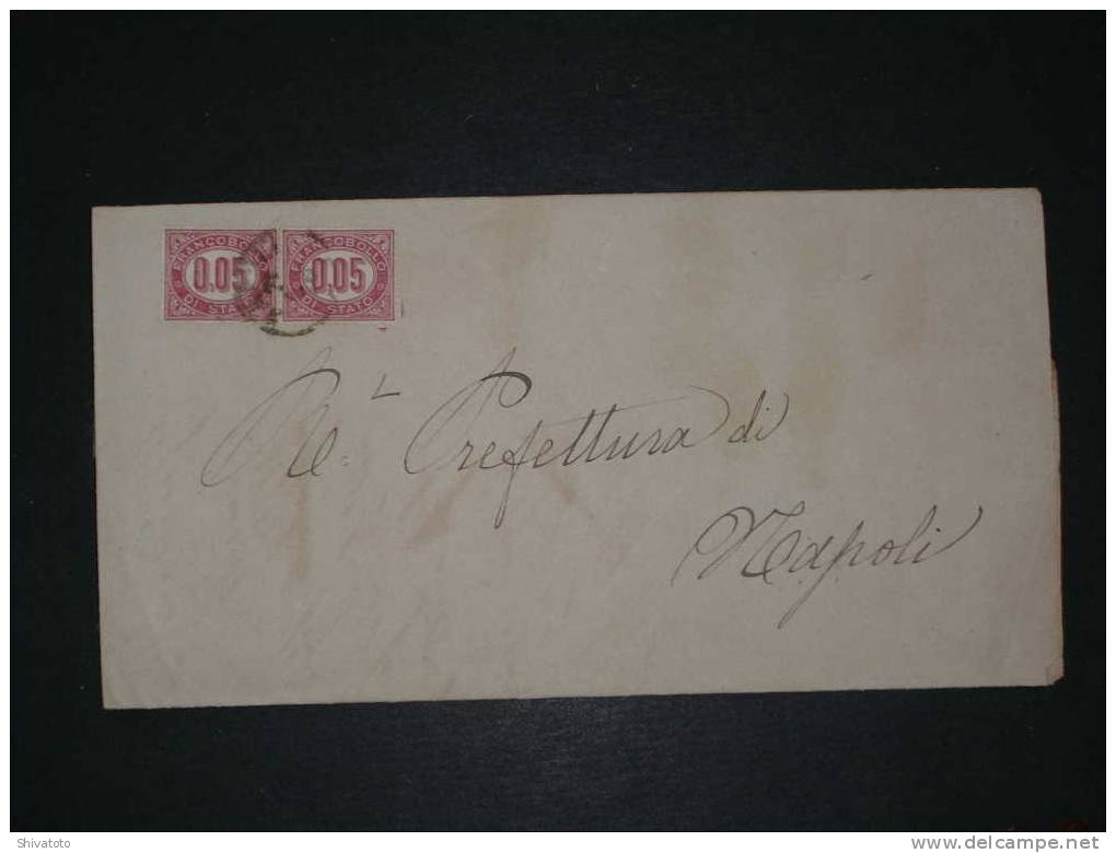(861)  Cover  To Napoli – No Letter - Officials