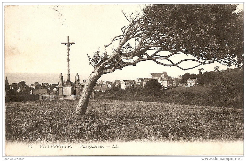 C  .P. A   (  VILLERVILLE  " Vue Générale " Beau Plan ) - Villerville