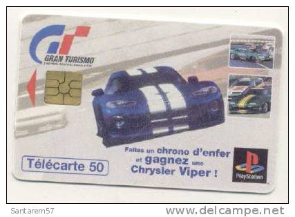 Télécarte Téléphone GRAND TURISMO PLAYSTATION Phonecard - Jeux