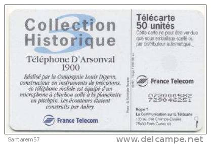 Télécarte Téléphone D´Arsonval 1900 Phonecard - Téléphones