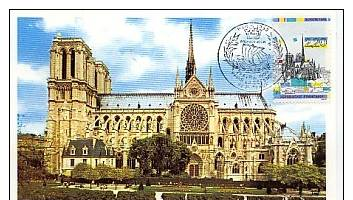 92  LA DEFENSE Cathédrale Notre Dame  21/12/89 - Churches & Cathedrals