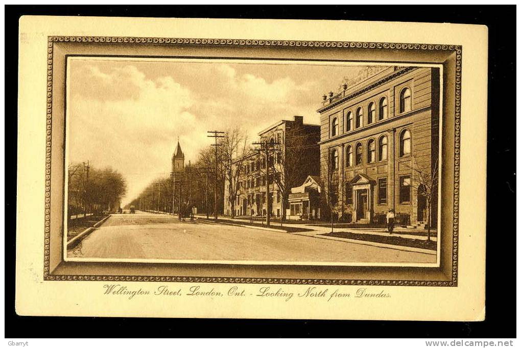 Canada Ontario: London - Wellington St Looking North From Dundas       (b1-23) - London