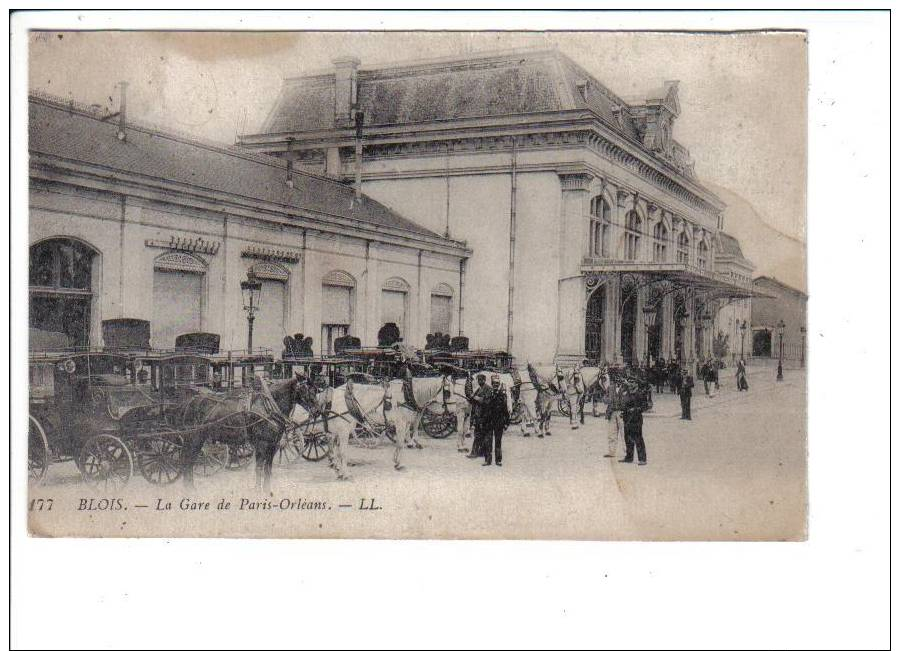 177    BLOIS.   -  La  Gare  De  Paris-Orléans.   -  LL - Blois