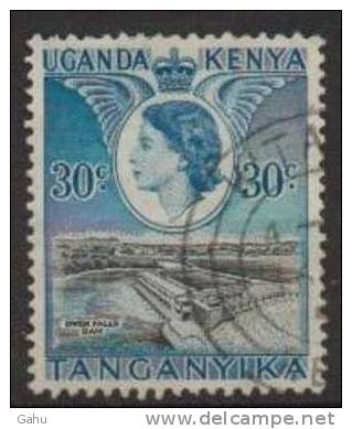Kenya ,Uganda, Tanganyika ; 1954 N° Y/T: 93  ;ob ; Elizabeth II ; Cote Y:  E. - Kenya, Ouganda & Tanganyika