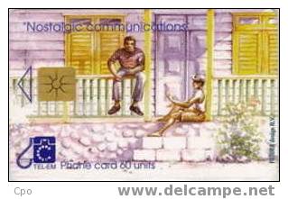 # SAINT_MARTEEN 6 Mens  In Front Of House - Nostalgic Communication 60 Gem   Tres Bon Etat - Antilles (Françaises)