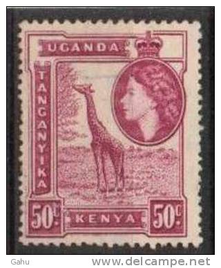 Kenya ,Uganda, Tanganyika ; 1954 N° Y/T: 94  ;neuf Charnière ; Elizabeth II ; Cote Y: 1.50 E. - Kenya, Oeganda & Tanganyika