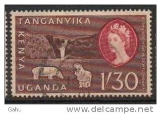 Kenya ,Uganda, Tanganyika ; 1960 N° Y/T: 115  ; Ob  ; Elizabeth II ; Cote Y:  E. - Kenya, Oeganda & Tanganyika