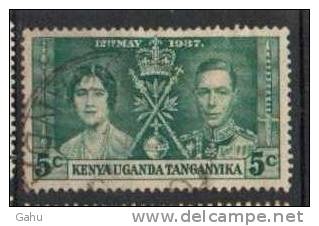 Kenya ,Uganda, Tanganyika ; 1937; N° Y/T: 47  ; Ob  ;  ; Cote Y:  E. - Kenya, Oeganda & Tanganyika