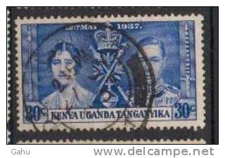 Kenya ,Uganda, Tanganyika ; 1937; N° Y/T: 49  ; Ob  ;  ; Cote Y: 0.80 E. - Kenya, Oeganda & Tanganyika