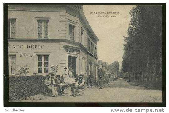 76 CANTELEU La Place D'Armes - Café-débit  Vigreux - Canteleu