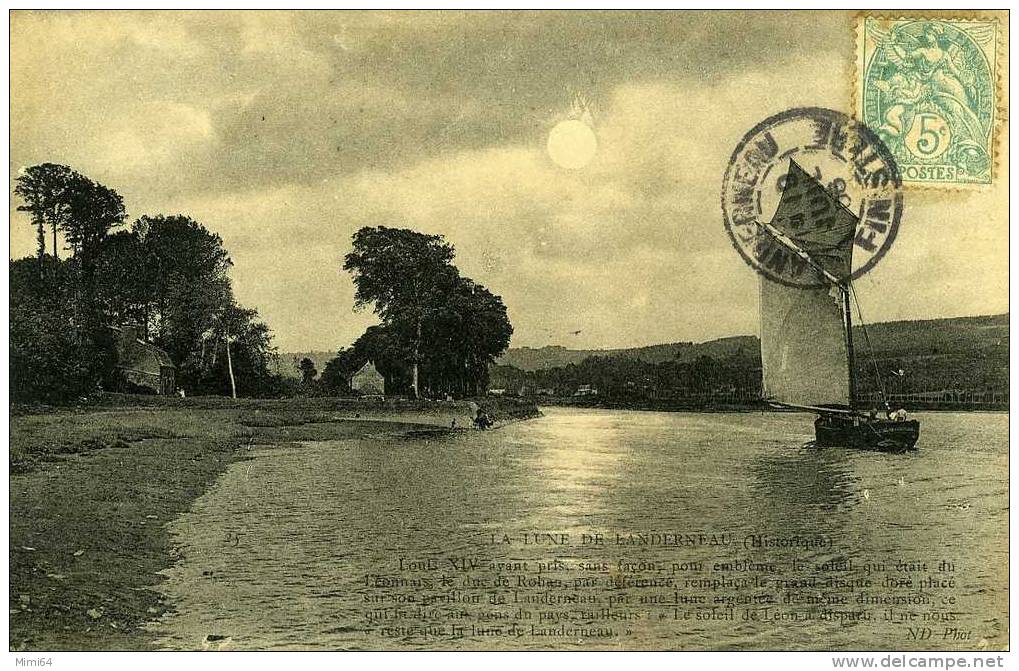 29 .  LANDERNEAU .  LA LUNE DE LANDERNEAU . - Landerneau