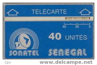 # SENEGAL 1 SONATEL (blue ) 40 Landis&gyr   Tres Bon Etat - Sénégal