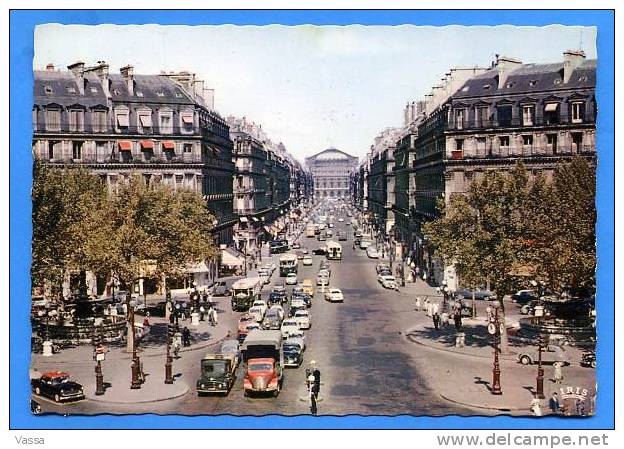 PARIS Place De La Concorde Affranchie 1963 , Voitures D´epoque , Camions , Bus - Trasporto Pubblico Stradale