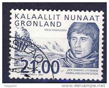 ##Greenland 2003. Knud Rasmussen. Michel 397. Cancelled (o) - Usados