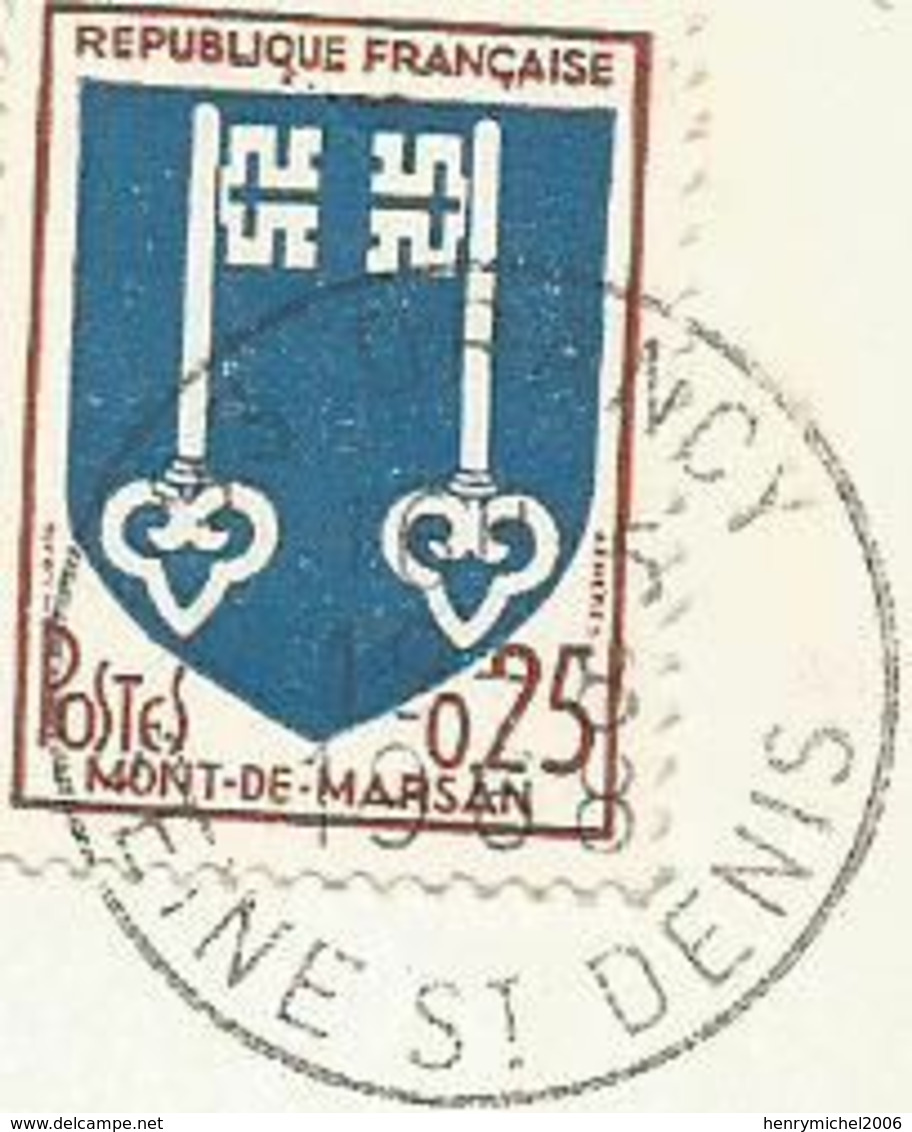 Le Blanc Mesnil , Centre Social Alfa, Au Dos Tampon Nouveau Code Postal93 - Le Blanc-Mesnil