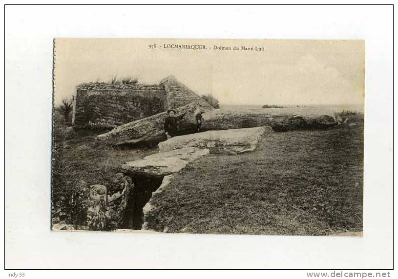 -  FRANCE 56 . LOCMARIAQUER .  DOLMEN DU MANE-LUD - Dolmen & Menhirs