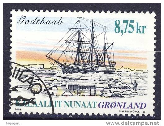 #Greenland 2003. Ships (2). Michel 409. Cancelled (o) - Used Stamps