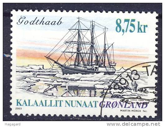 #Greenland 2003. Ships (2). Michel 409. Cancelled (o) - Used Stamps