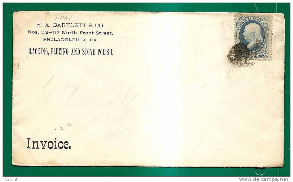 USA - COVER PHILADELPHIA To GETTYSBURG - Scott # 134 Or 145? - Mute Cancel (scan Do Not Shown Very Clear The Destination - Briefe U. Dokumente