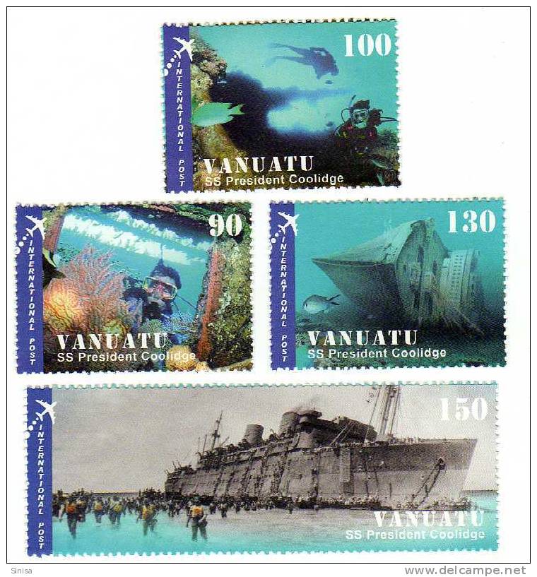 Vanuatu / Underwater Sink Boats - Vanuatu (1980-...)