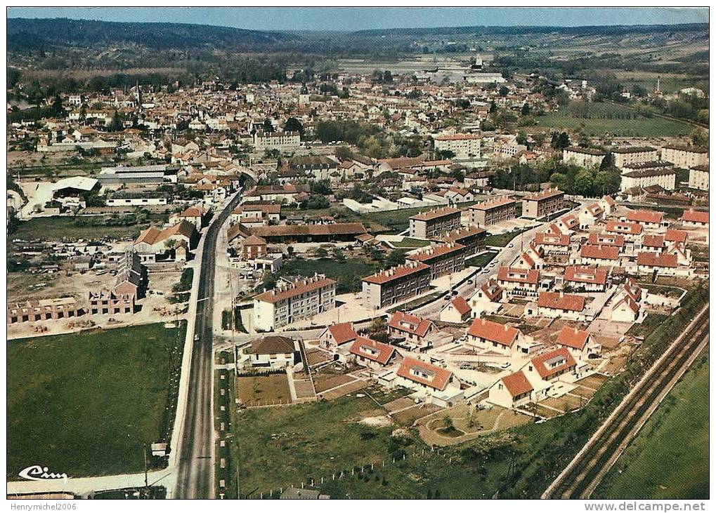 Vue Aérienne De Bar Sur Aube Et Proverville , Ed Combier - Bar-sur-Aube