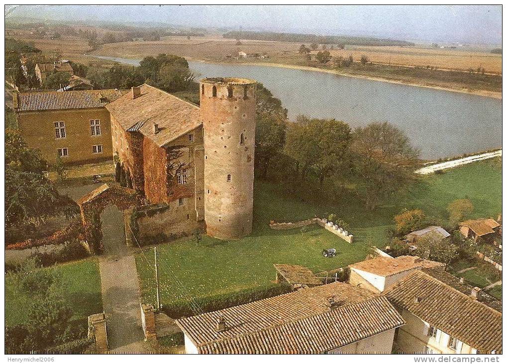 Launac Vue Aérienne Du Chateau Et Le Lac Vers Muret Luchon St Ferreol St Bertrand De Comminges - Andere & Zonder Classificatie