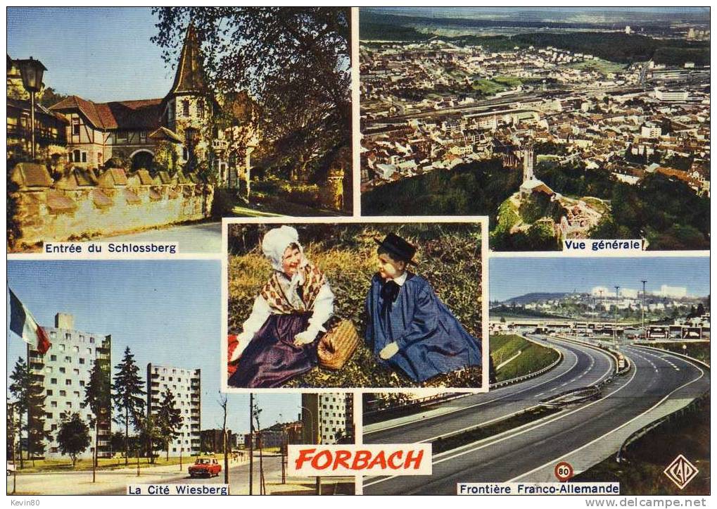 57 FORBACH Csm Couleur Multivues - Forbach