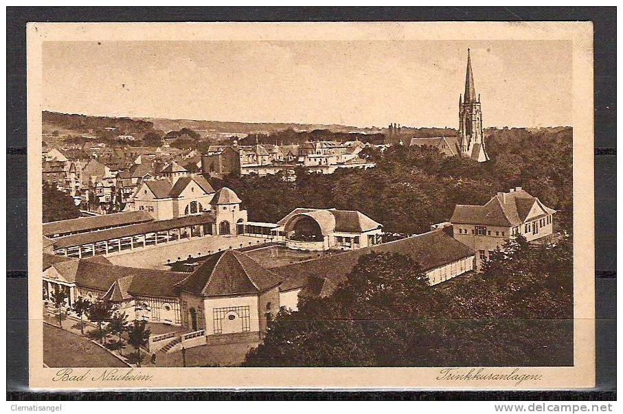 SELTEN!! BAD NAUHEIM * TRINKKURANLAGEN VON OBEN * 1925 *!! - Bad Nauheim