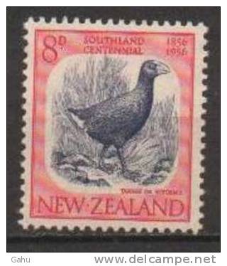 New Zealand; Nouvelle Zelande ; 1956 ;n° Y/T  : 351 ;  Neuf  **  ;cote Y: 3.70  E. - Oblitérés