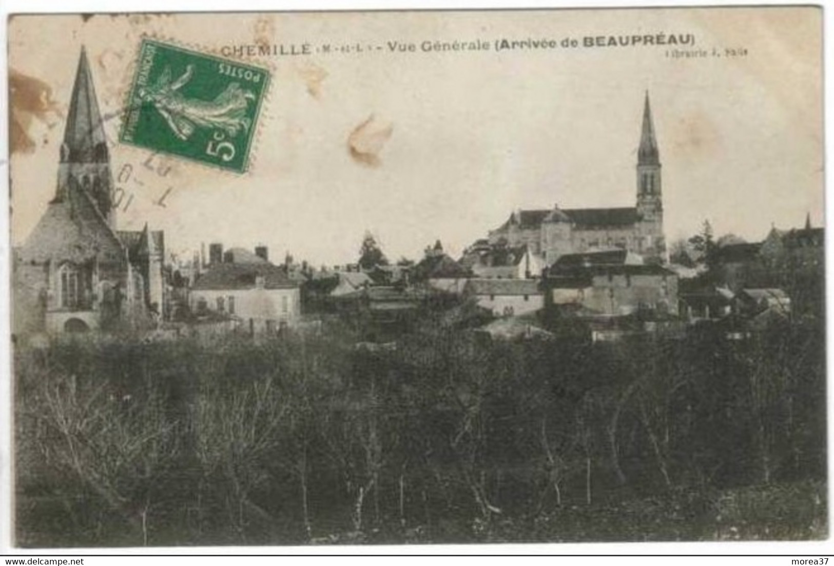 CHEMILLE  Vue Générale (arrivée De Beaupreau) - Chemille