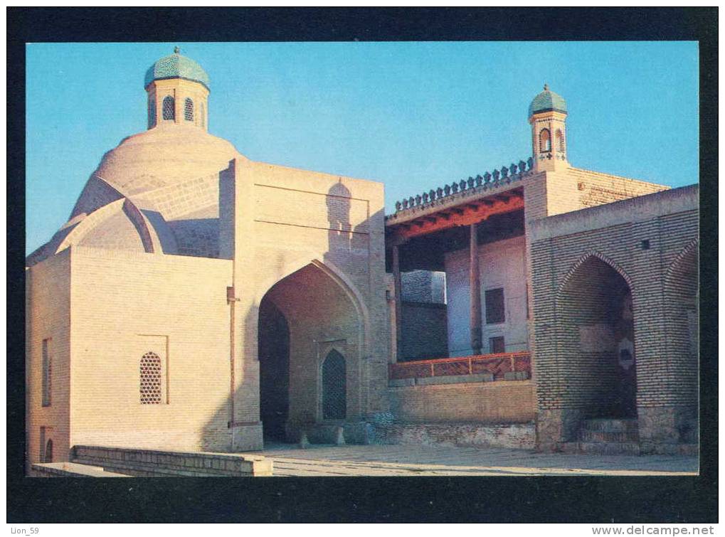 Uzbekistan - BUKHARA - TAKI -SARRAFON MOSQUE AND THE DOMED BAZZAR.16 TH CENTURY / 086036 - Usbekistan