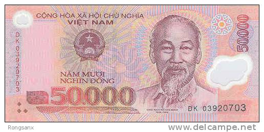 2003 VIETNAM PLASTIC BANKNOTE 50000 - Vietnam