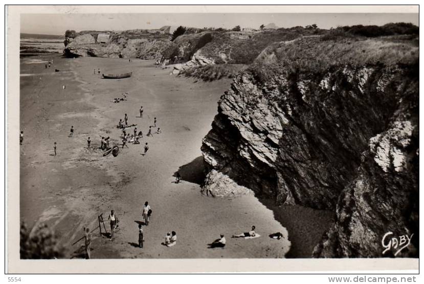 Cpsm 44 LOIRE  ATLANTIQUE St Michel Chef Chef  Plage Du Chatelet - Saint-Michel-Chef-Chef