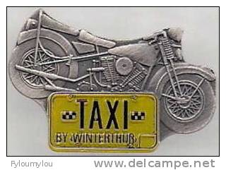 Assurance - Joli Pin´s Assurance -Taxi BY Winterthur - Motif Moto - Motorbikes