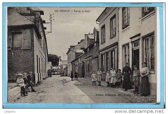 76 - OURVILLE -- Rue De La Poste - Ourville En Caux