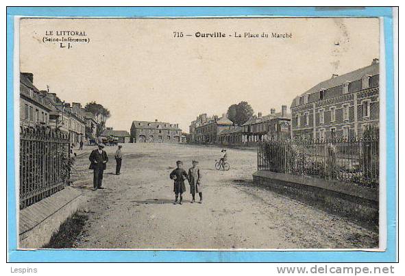 76 - OURVILLE --  La Place Du Marché - Ourville En Caux