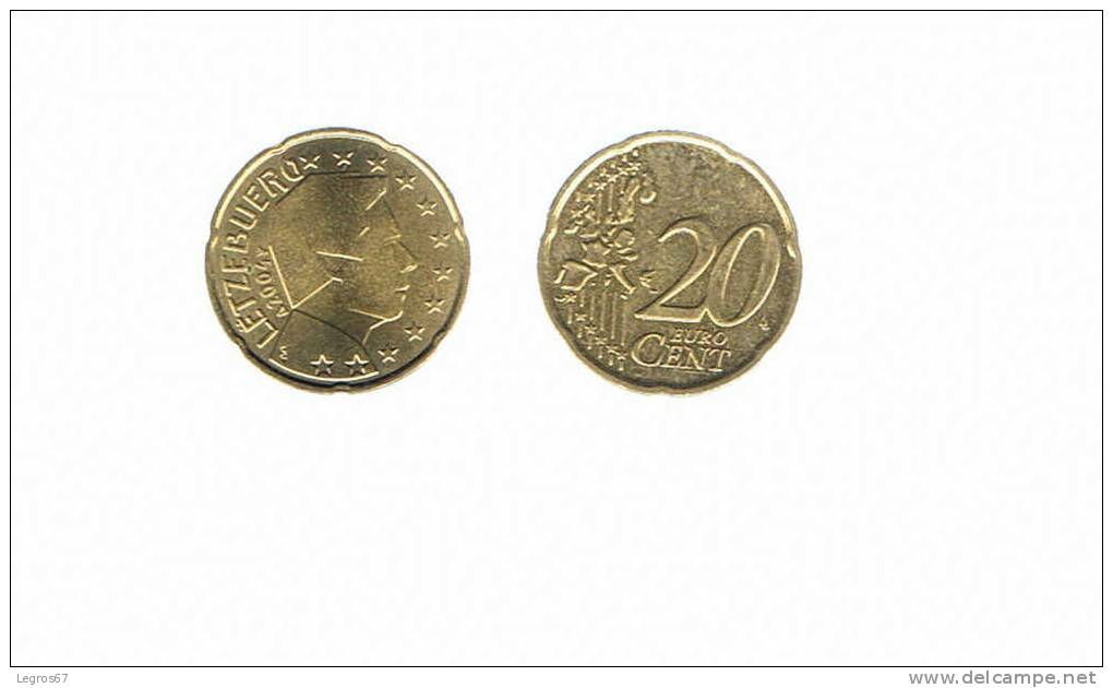 PIECE DE 20 CT EURO LUXEMBOURG 2004 - Luxemburg