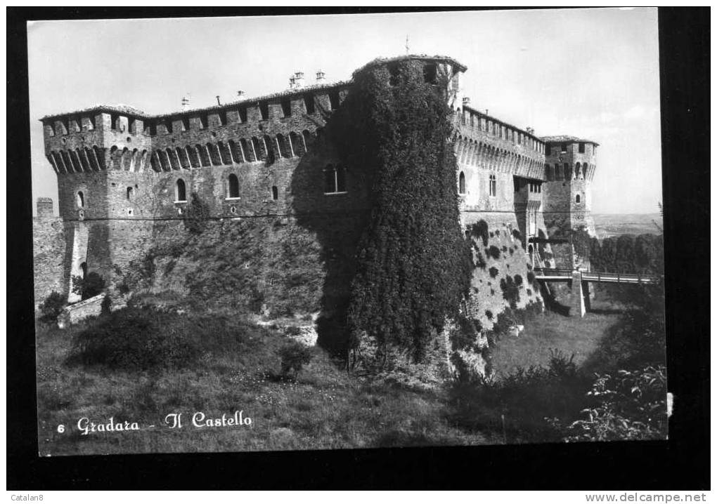 V0143 CARTOLINA ILLUSTRATA MARCHE PESARO URBINO GRADARA CASTELLO  FG. NV. - Urbino