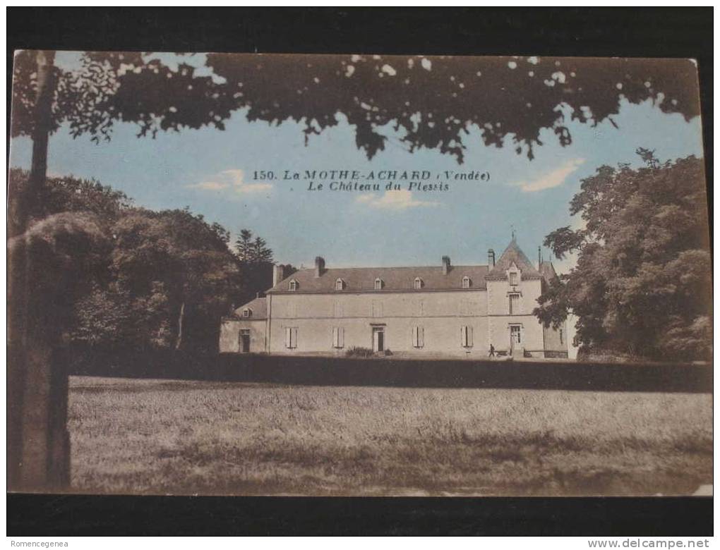 La MOTHE-ACHARD - Le Château Du Plessis - Non Voyagée - La Mothe Achard