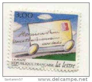 Timbre Oblitéré Used Stamp La Lettre FRANCE 3,00F - Used Stamps